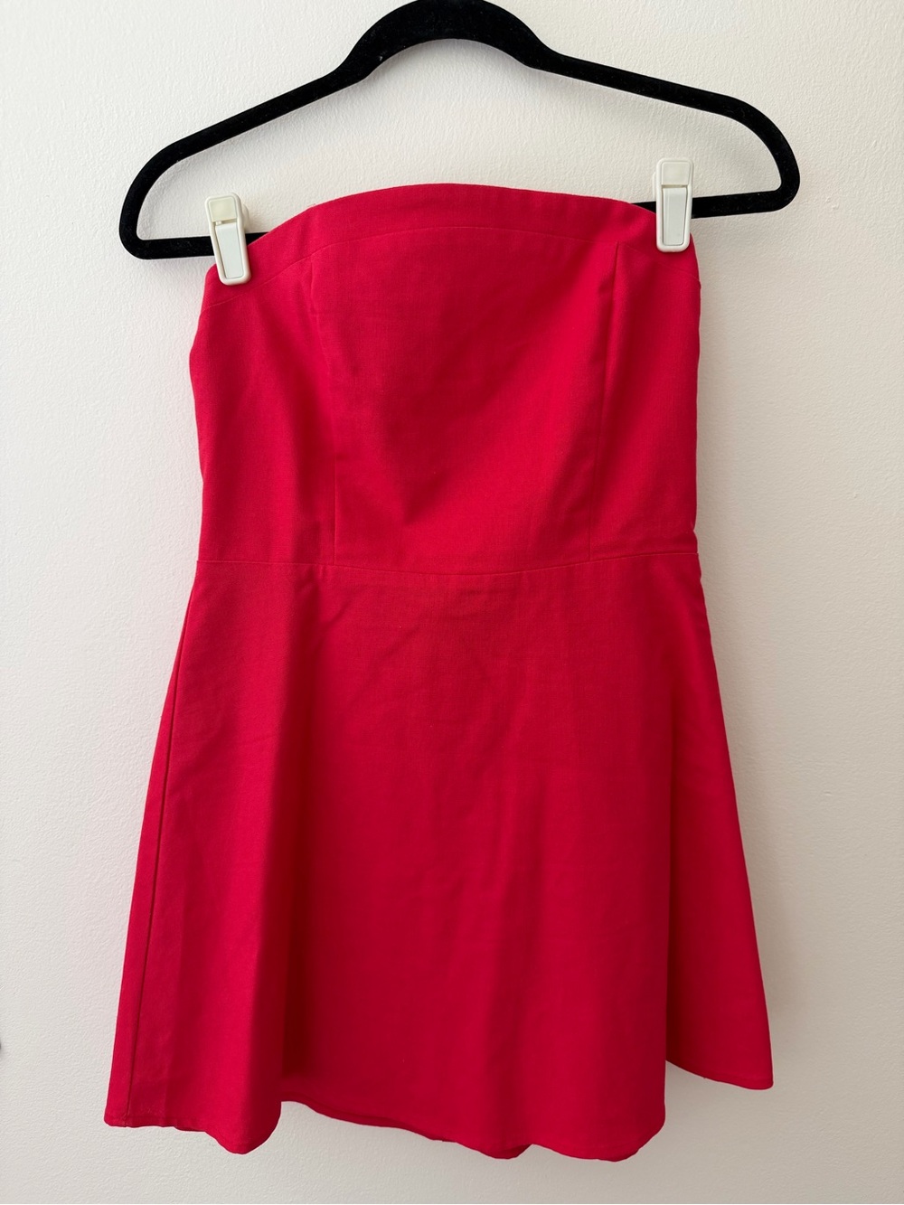 Altar’d State Strapless Red Women’s Bow Dress NWT